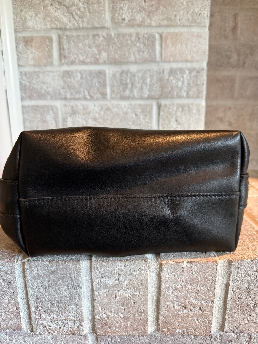 Madewell Black Studded Leather Tote with Matching Zip Wallet - Picture 4 of 8